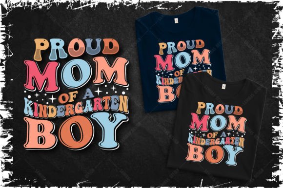 Back to School Mom Boy Tshirt Design SVG