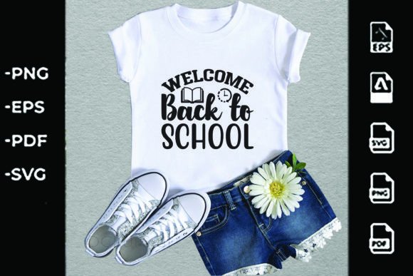 Back to School Svg Design,Welcome Back T Graphics