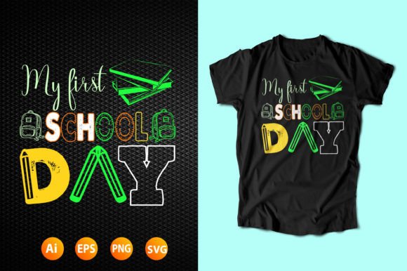 Back to School T-shirt Design 12 Graphics