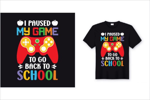 Back to School T-shirt Graphics and Print Templates
