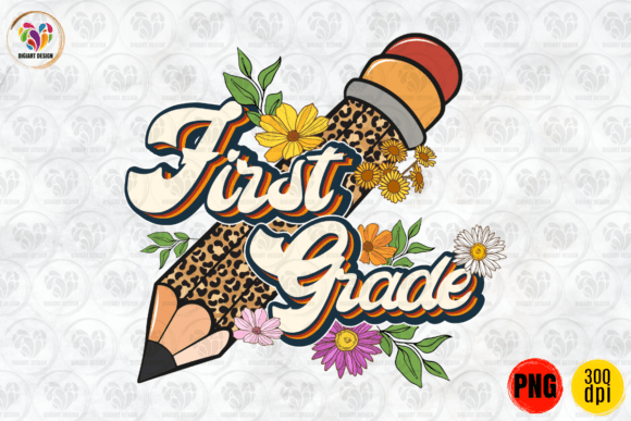 First Grade, Pencil, Back to School PNG