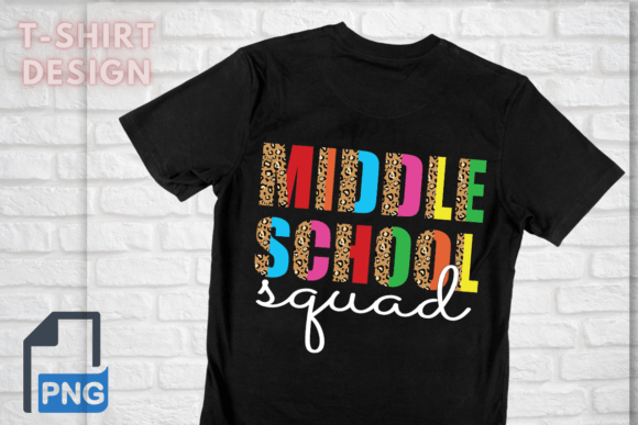 Middle School Squad Back to School Teach: Graphics and Print Templates