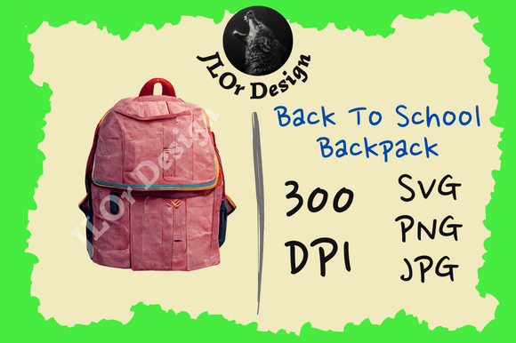 Pink Backpack – Back to School