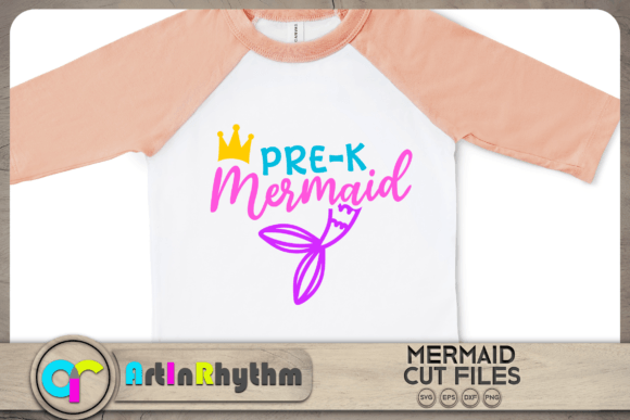 Pre K Mermaid SVG, Back to School
