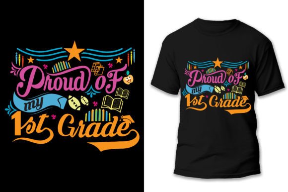Welcome Back to School Colorful T-shirt Graphics