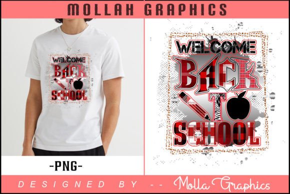Welcome Back to School Sublimation Graphics